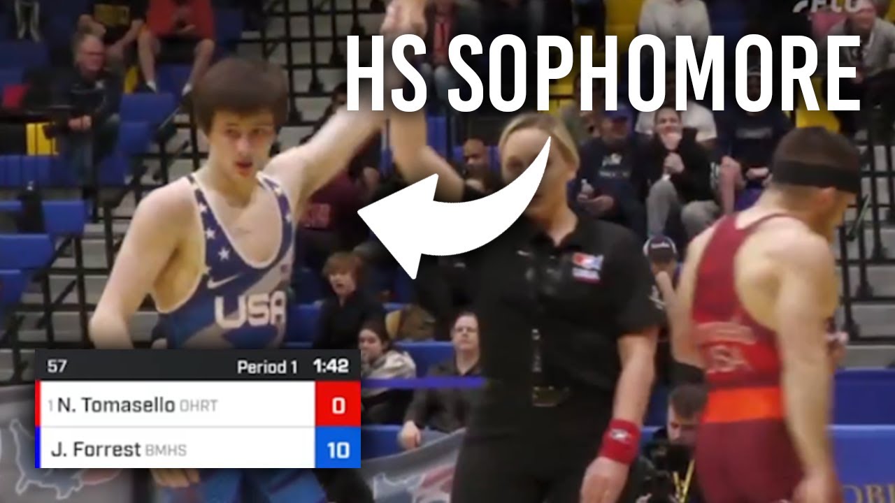 How Jax Forrest (HS) Teched Nathan Tomasello (NCAA Champ)