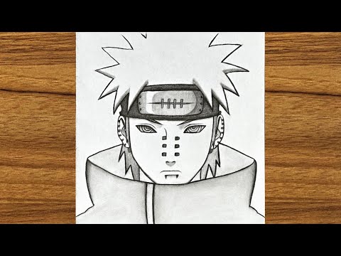 How to draw pain from Naruto || How to draw anime step by step  || Easy drawing ideas step by step