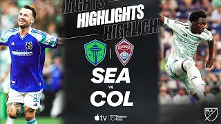 Seattle Sounders FC vs. Colorado Rapids | Full Match Highlights | 6-Goal WILD Showdown!