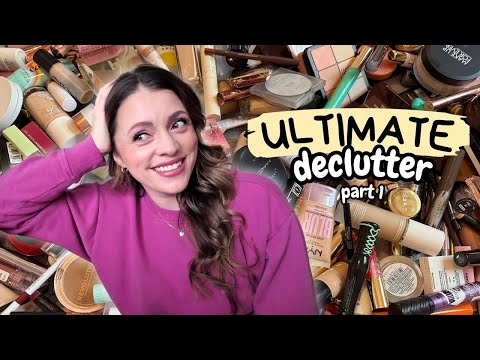 My BIGGEST & FINAL Makeup Declutter 😱 WHAT AM I DOING + WHY??