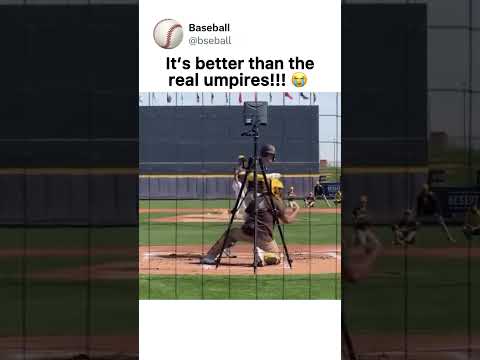 AI Robot Umpire!!! 🤯 #baseball