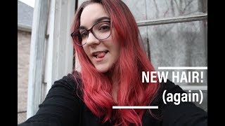 Dying My Hair Pastel Pink With Manic Panic Cotton Candy!
