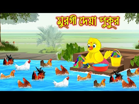 মুরগী দেয়া পুকুর | Murgi Dea Pukur | Bangla Cartoon | Thakurmar Jhuli | Pakhir Golpo | Tuntuni Golpo