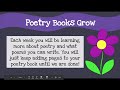 Creating and Personalizing Poetry Books