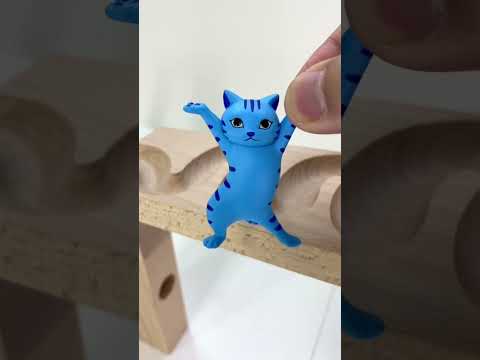 Marble Run ASMR ☆ HABA Wave Slope, Skeloeton Car #shorts #marblerun @marblerunone