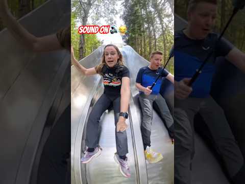 WE LOVE ❤️ SLIDES #holidayswithyoutube #fun #funny #slide #rutsche