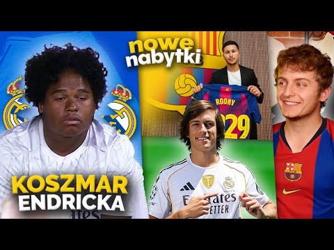 Endrick znowu NIE BĘDZIE GRAŁ! Real Madryt i FC Barcelona z NOWYMI PIŁKARZAMI!