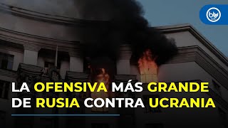 Impactante ofensiva aérea de Rusia contra Ucrania: el mayor ataque desde el inicio de la guerra