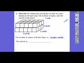 Exploring Volume through Unit Cubes