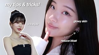 how to get a defined jawline and glowy skin (quick & affordable ways!)
