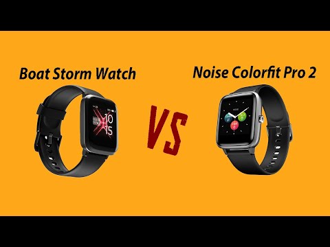 (HINDI) Boat Storm Watch VS Noise Colorfit Pro 2 - Full Comparison