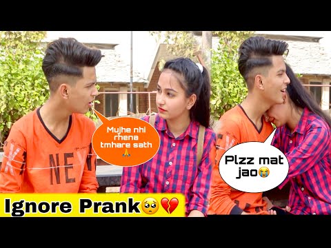 Prank On Girlfriend || Ignoring Prank (Gone Extremely Emotional) || Shahfaiz World