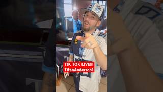 WE ON TIK TOK LIVE!!! Titan Anderson TITANS VS JAGUARS!