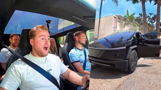 OP PAD MET DE TESLA CYBERTRUCK MET DON! - Los Angeles Vlog #3