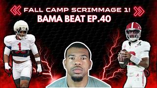 ALABAMA SCRIMMAGE 1 REACTION! AK DEAR INJURED | D-LINE LOOKING GOOD!