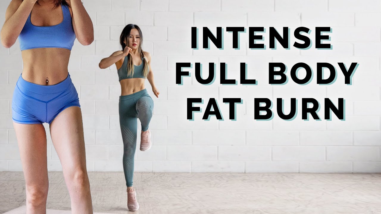 Intense Fat Burning Full Body Workout No Jumping Variations Included