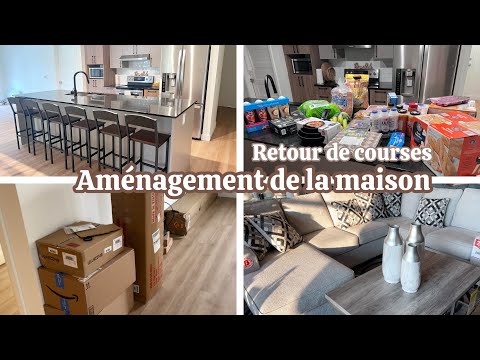 Aménagement de notre maison🇨🇦Retour de courses au Canada 🇨🇦