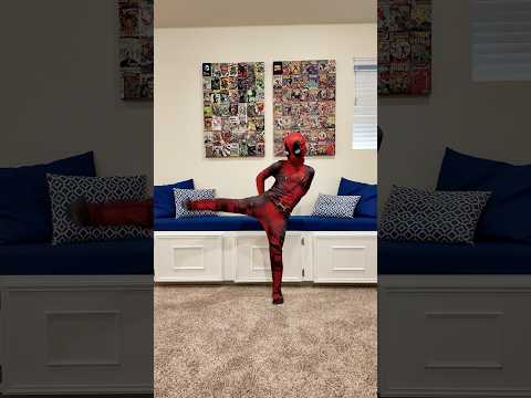 Little Kid Does Deadpool Dance With Some Help From Deadpool - #youtubekids #kidsvideo #tiktok