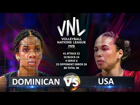 Dominican Republic vs USA | Women's VNL 2025
