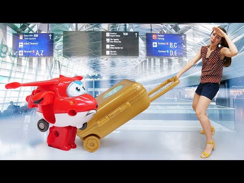 🛫 Excursión al Aeropuerto con los Super Wings en la Guardería Infantil! ✈️ Videos para Niños