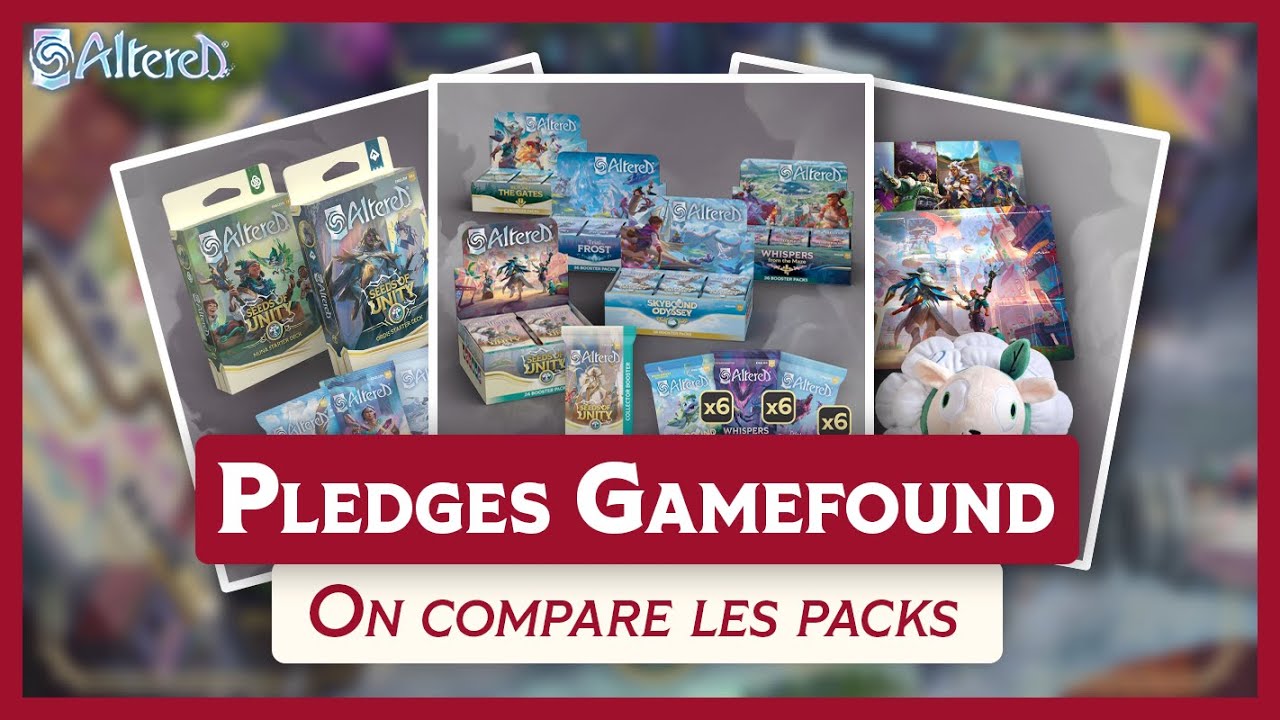 📢 | Tous les PLEDGES Gamefound : on compare ça ! — Altered TCG