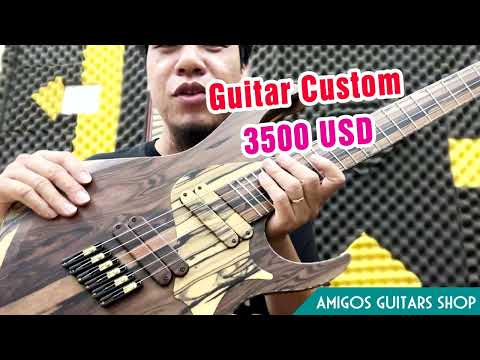 Cây đàn Guitar CUSTOM giá 3500 USD có những gì? Mọi thứ thật hoàn hảo - 1 cây duy nhất tại shop.