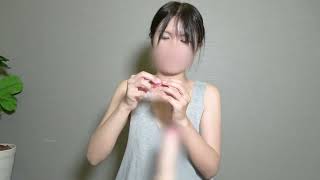 お口でつける練習してたら気づかないうちに見えた...
