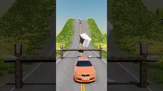 melewati rintangan palang kayu