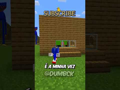 Sonic se Vingou da Namorada no Minecraft! #shorts