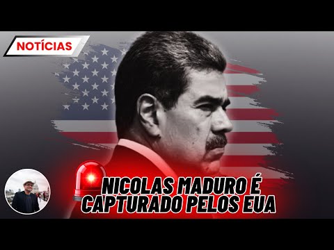 🌎 NICOLÁS MADURO e sua ESPOSA FORAM CAPTURADOS INFORMOU o PRESIDENTE dos EUA DONALD TRUMP