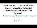 Understanding Line Integrals and Conservative Vector Fields