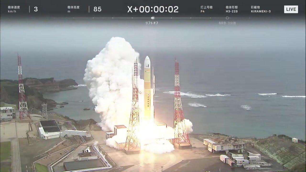 Blastoff! Japan’s H3 rocket launches military communications satellite