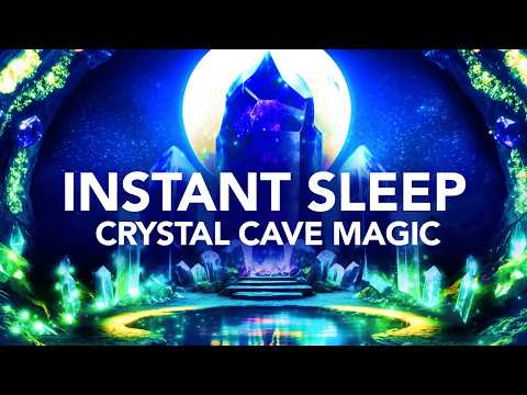 Guided Sleep Meditation, INSTANTLY Fall Asleep, Crystal Cave Sleep Journey