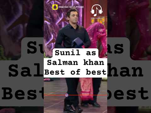 Sunil as Salman khan best of best😂#kapilsharma #kikusharda #krushnaabhishek  #sunilgrover