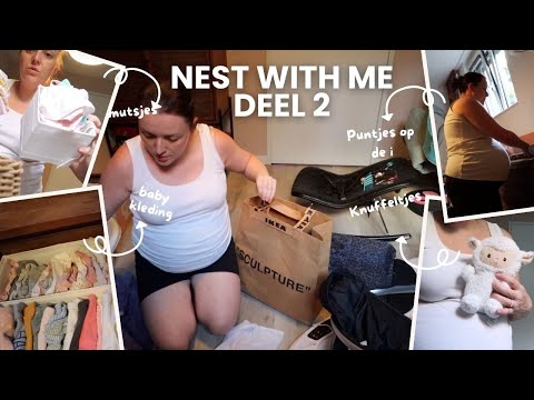Nest with me deel 2 - de babykamer afronden met kleding, schoenen, doeken, etc | Beautygloss