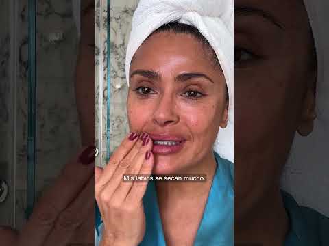 #salma Hayek no se lava la cara en la mañana por esta razón