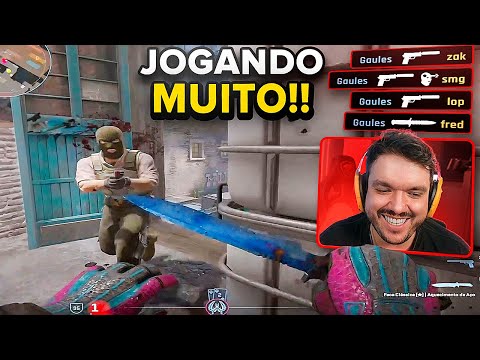 GAULES FELIZ DEMAIS E ANSIOSO JOGANDO NOVA TRAIN!!