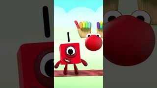 Conteo arcoíris - Numberblobs - Parte 1 | Aprende a contar con Uno y Dos | Numberblocks #shorts