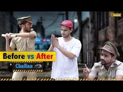 CHALLAN | BEFORE V/S AFTER | 5SECONDS | Round2hell | R2h