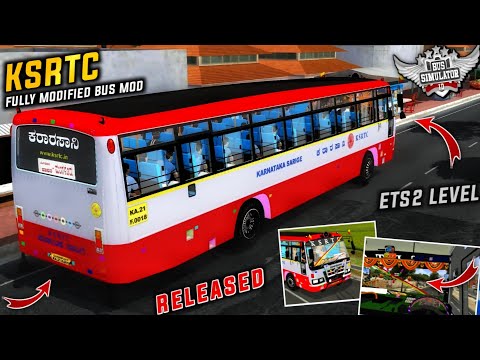 KMS BUILT KSRTC MODIFIED EICHER BUS MOD | Bus Simulator Indonesia | BUSSID V4.3.4 | #bussidmods