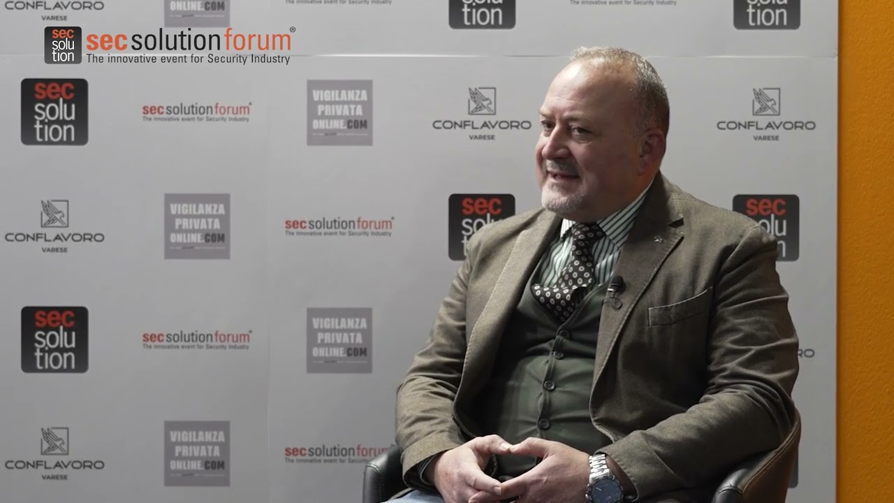 secsolutionforum a Sicurezza 2025 con Giuseppe Ligotti, Presidente di Conflavoro PMI Varese e Coordinatore di Conflavoro PMI Lombardia
