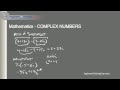 Complex Numbers and Their Properties