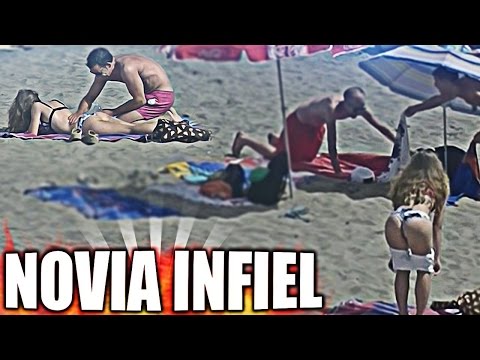 NOVIA INFIEL en la playa (Cámara oculta) Ft. Marina Yers