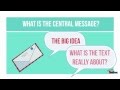Finding the Central Message with Annotations