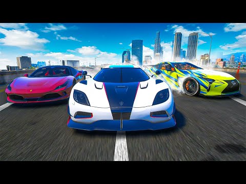 Illegal Street Racing in GTA 5 RP