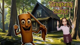 ZÜMRA CİHAN TUNGTUNG SAHUR ORMANDA SAKLAMBAÇ OYNAMAK İSTİYOR   دي دي ميدو - لولو | قناة وناسة
