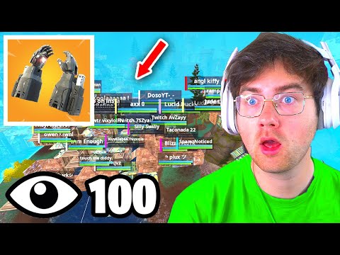 100 Players Only Use War Machine Arsenal In Season 4 Fortnite (Shocking)