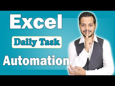 Automate Daily Task with Excel | Hidden Automation options in Excel | Office 365