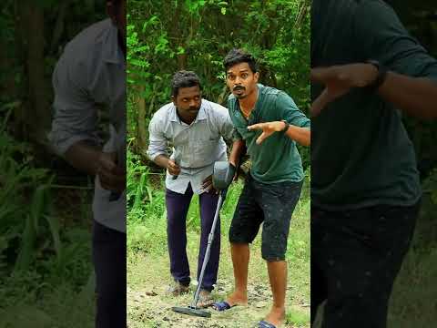 Real Metal Detector | புதையல் வேட்டை Fun #Shorts Creative Experiment