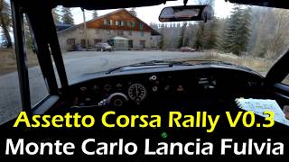 Assetto Corsa Rally v0.3 Update - Monte Carlo - Lancia Fulvia Coupe